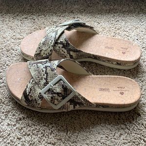 Snake Skin Sandals- US size 9
